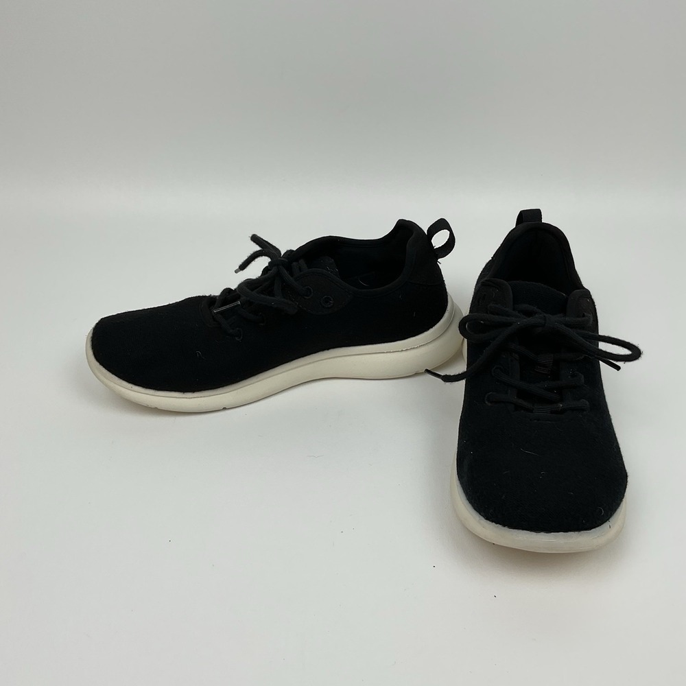 FLX  Mens Dynamic Wool Urban Commuter Black Sneakers 9 Wide‎